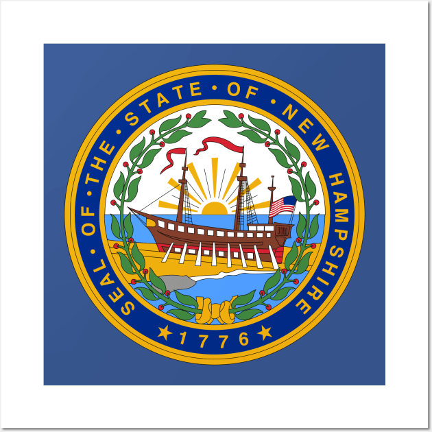 State of New Hampshire Wall Art by Comshop